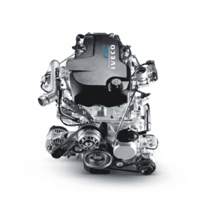 IVECO Daily alváz dízelmotor, 3,0 literes F1C sűrített földgáz (Compressed Natural Gas) üzemű motor